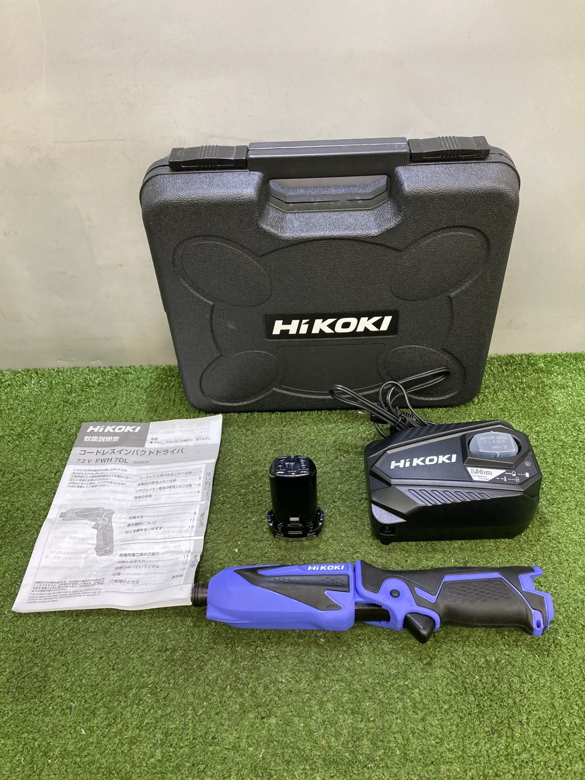 中古品】【0921】☆HiKOKI(日立工機) 7.2vコードレスインパクト