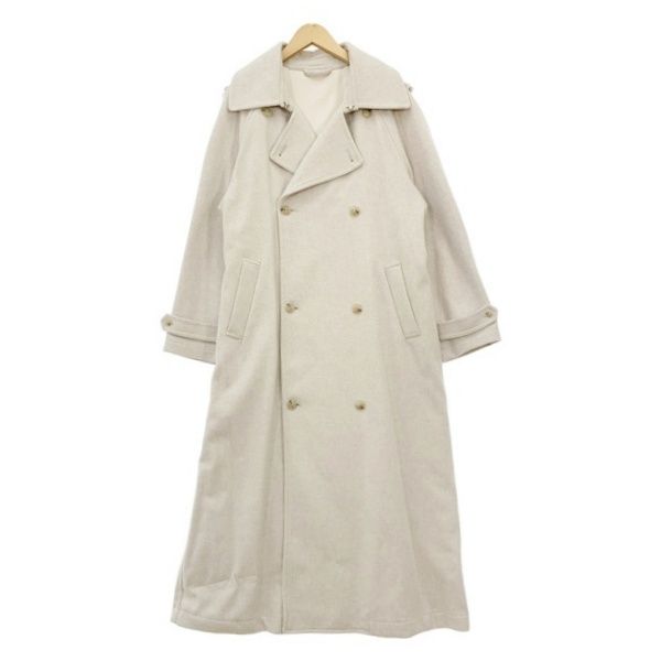 foufou the trench coat Rafine ウール トレンチコート ベルト付き ロング丈 FF222CO01 通勤 ビジネス フーフー  アウター IL13262□ - メルカリ