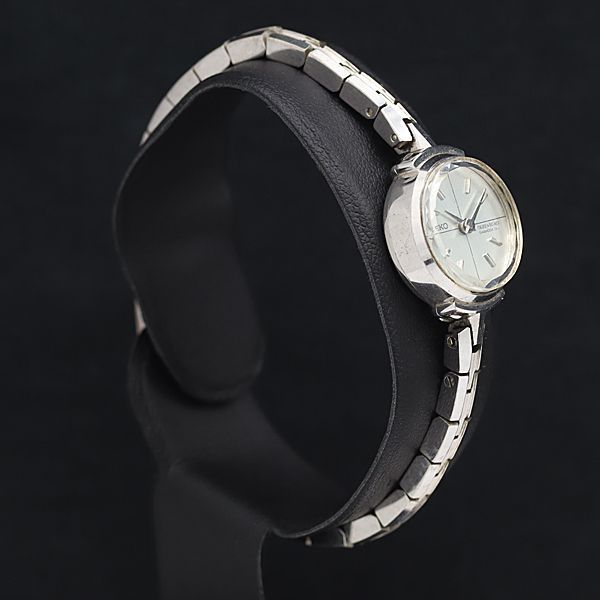 【稼働品】 QUEENSEIKO 1020-0030 レディース 腕時計 手巻き 稼働 セイコー 手巻き クイーンセイコー 1020-0030 カットガラス