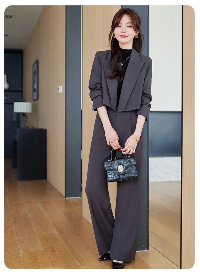 フォーマルスーツジャケット+パンツ 2点スーツ 2点セット ワイドパンツ 楽天市場】ダブル ジャケット ＆ ワイド パンツ スーツ セット