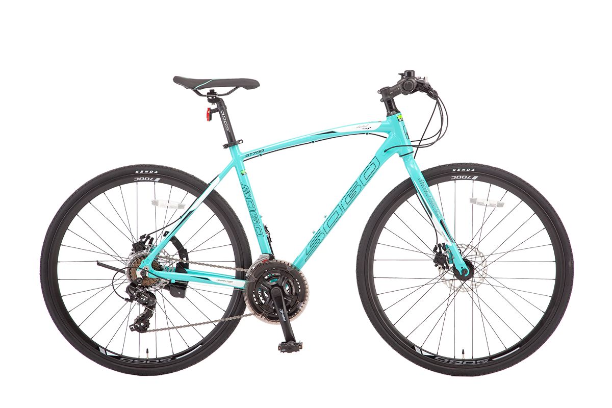 新品★未使用　クロスバイク　700C×25C　高級アルミ仕様　ターコイズグリーン 新品☆未使用 クロスバイク 700C×25C 高級アルミ仕様 ターコイズグリーン