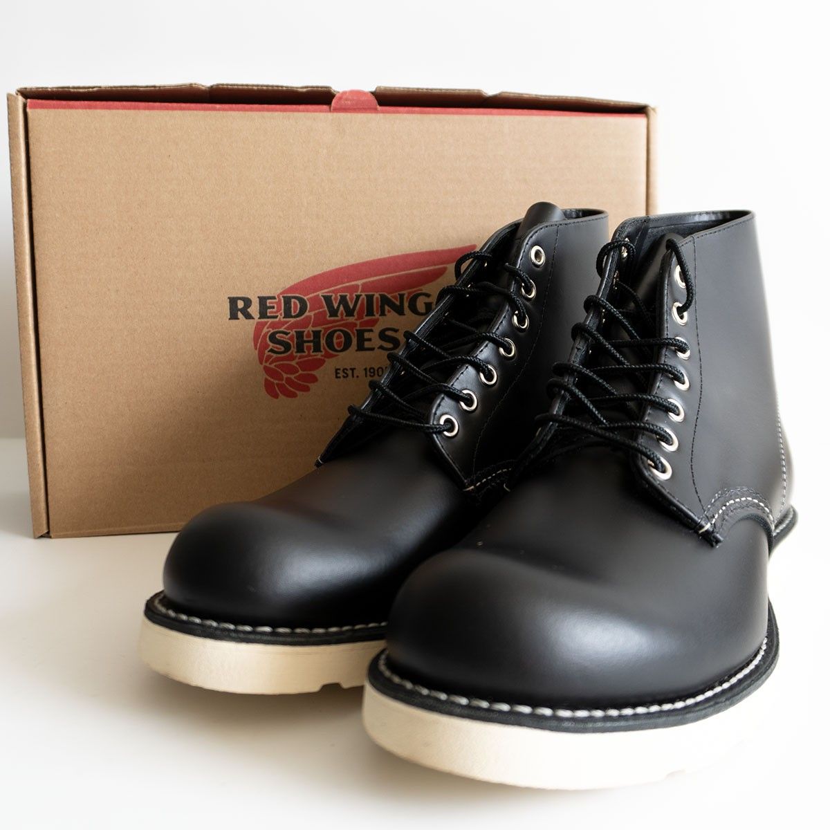 レツドウイング　8165 9D RED WING(レッドウィング) 8165 6inch CLASSIC PLAIN TOE ブーツ Black