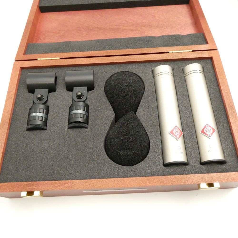 NEUMANN ノイマン Series180 KM184 STEREO SET ペンシル型 コンデンサーマイク 単一指向性 録音 収録 音響機材 PA機器 オーディオ HU1618