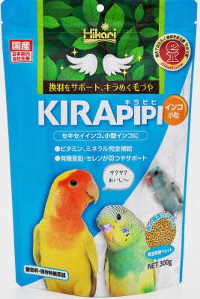 【同梱不可】【30個セット】 キョーリン　ひかりキラピピ インコ 小粒 300g