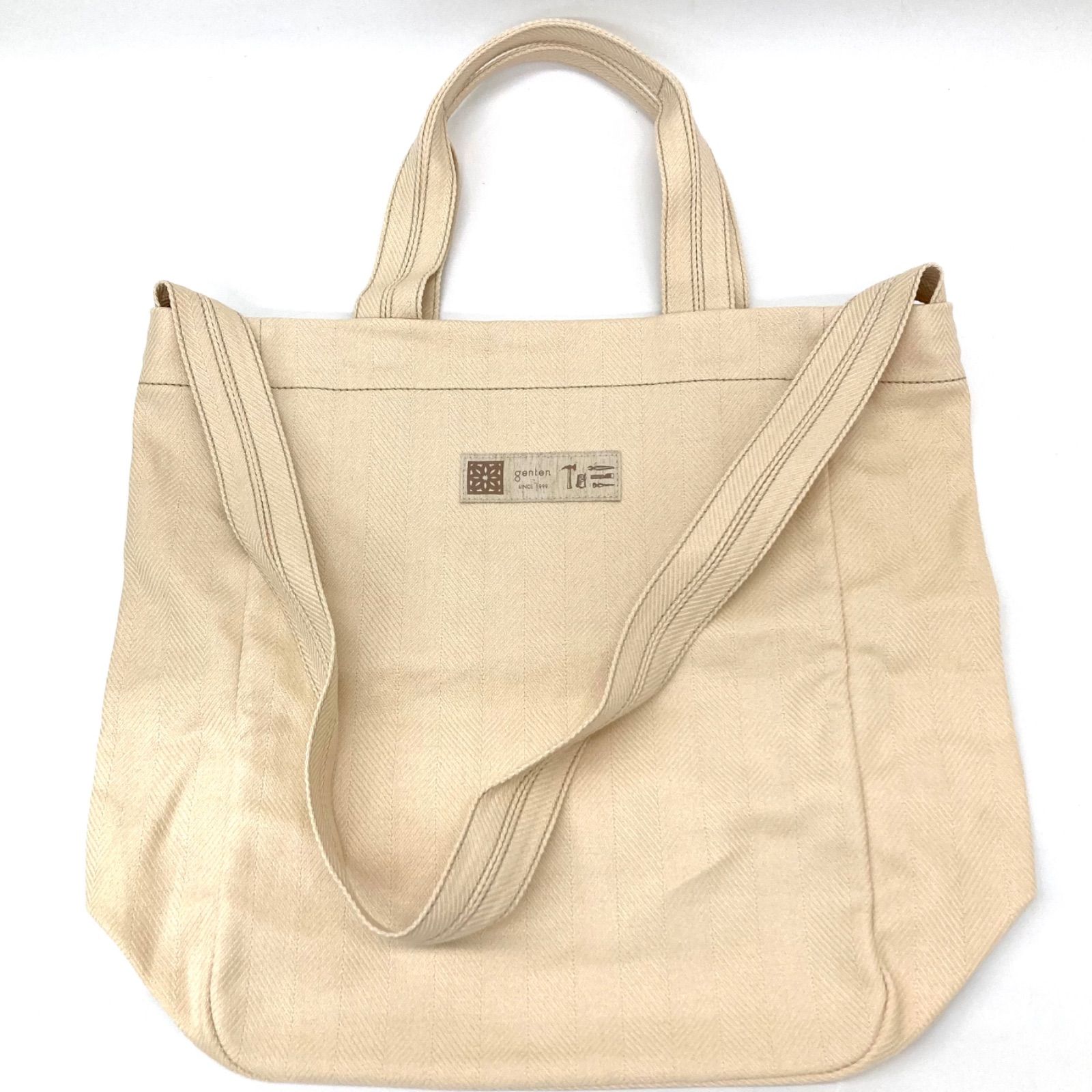 ◇genten◇ゲンテン キャンバス トートバッグ ショルダーバッグ 