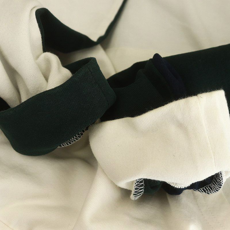 エンフォルド ENFOLD BI-COLOR PARKA パーカー スウェット