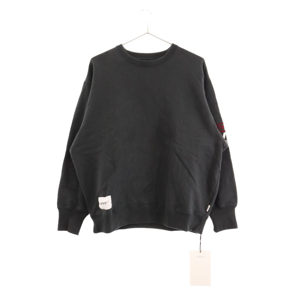 WTAPS (ダブルタップス) 23AW ALL 01 SWEATER COTTON PROTECT ロゴ刺繍 ...