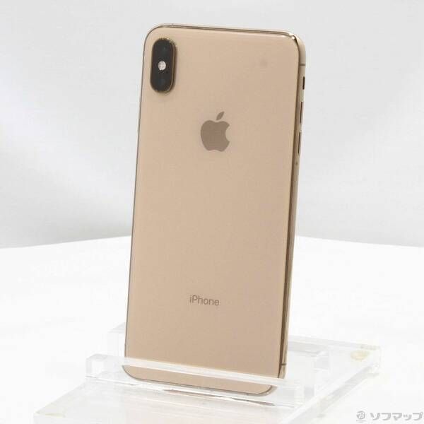 〔 品〕 iPhoneXS Max 64GB ゴールド MT6T2J A SIMフリー 258