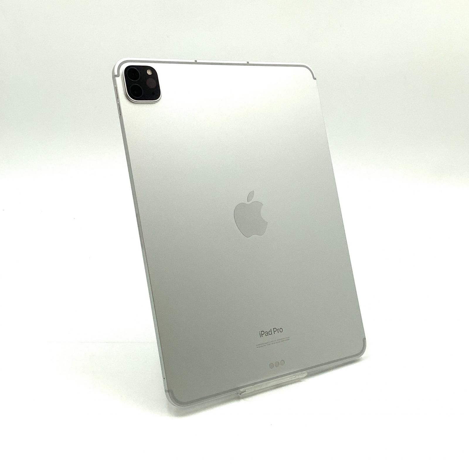 【全額返金保証】【最速発送】Apple iPad Pro 11インチ 第4世代 128GB シルバー WiFi+Cellular SIMフリー 白ロム 美品 動作確認済 100%