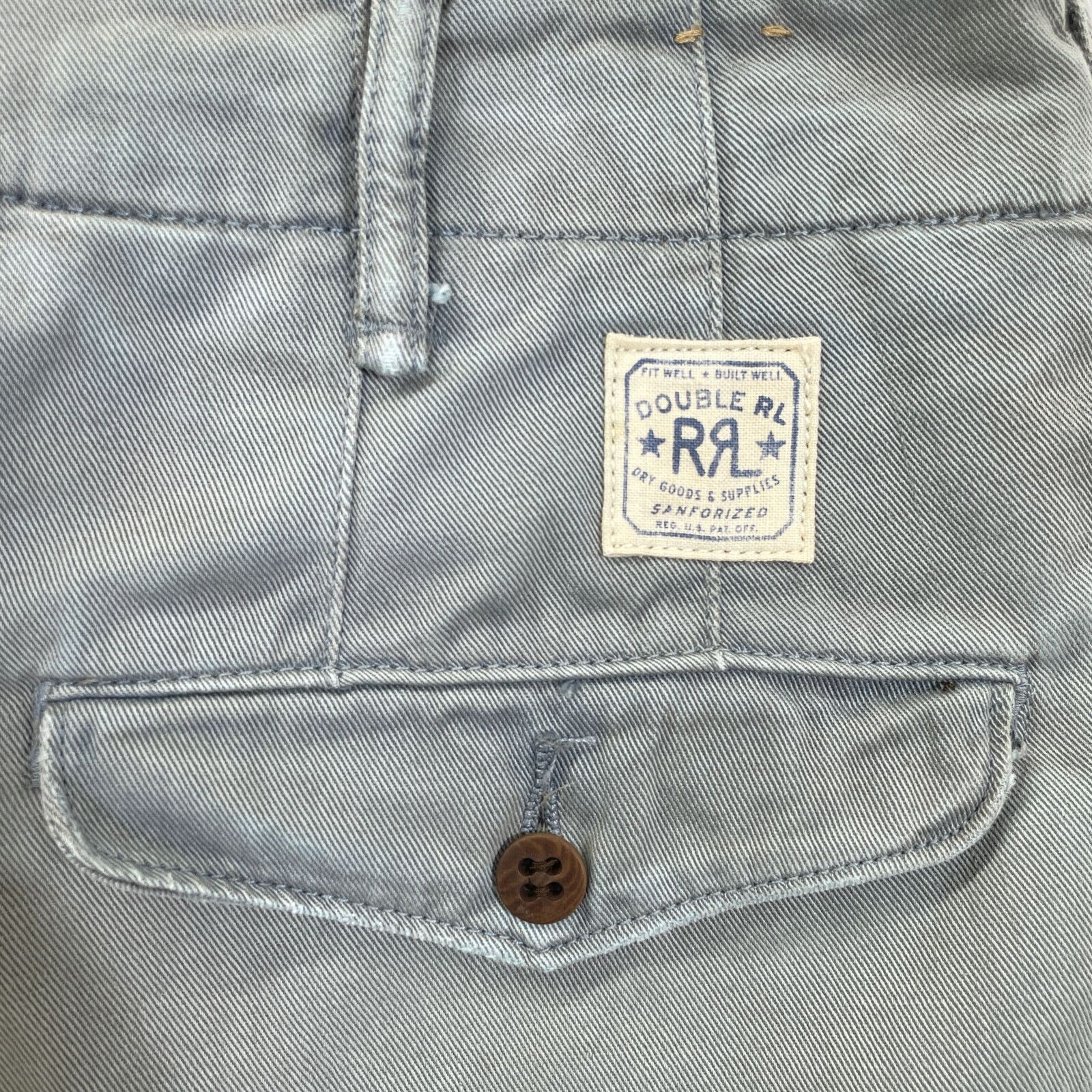 RRL ダブルアールエル 加工 ボタンフライ ショートパンツ 30 - メルカリ