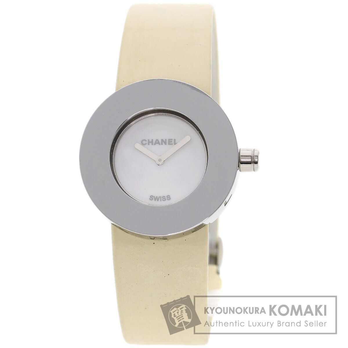 CHANEL シャネル H0579 ラ ロンド 腕時計 SS 革 レディース