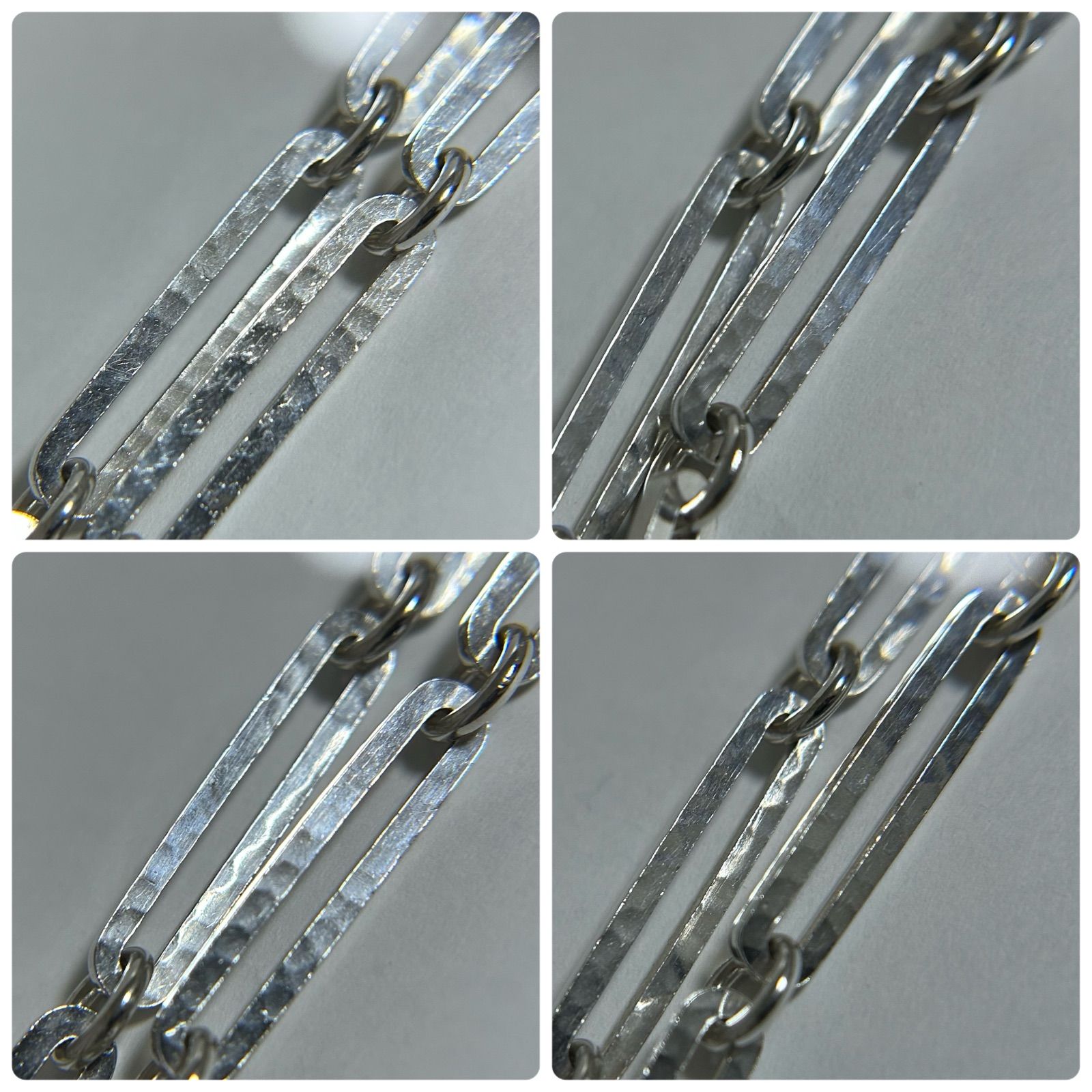 USA様 ジョージジェンセン ネックレス 195A Hammered 槌目 チェーン