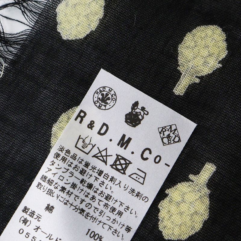 美品 オールドマンズテーラー R&D.M.Co- ARTICHOKE GAUZE SHAWL