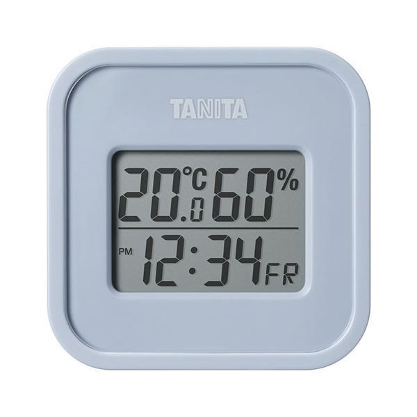 タニタ デジタル温湿度計(小型) ブルーグレー 22522409 タニタ