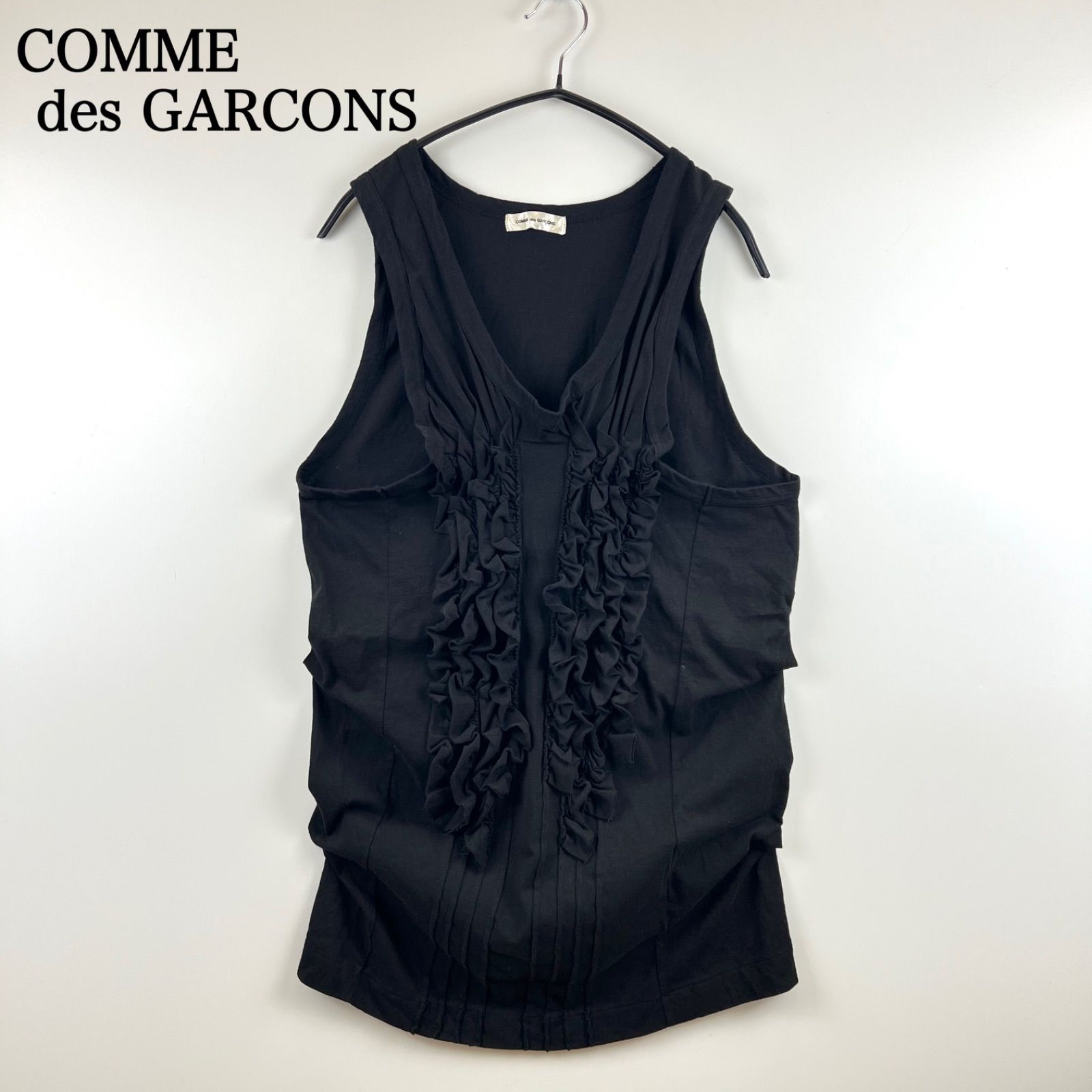 COMME des GARCONS CDG 90s AD1994 archive frill tank top GT-100510 コムデギャルソン アーカイブ フリル タンクトップ ロング丈 レディース 平成 オールド