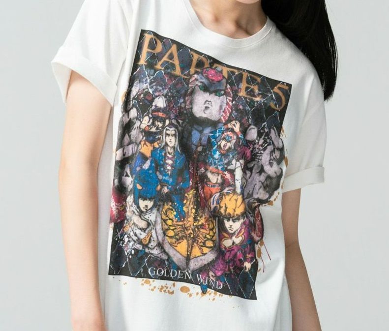 ☆新品☆グラム×ジョジョコラボ ゴールデンウィンドTシャツ