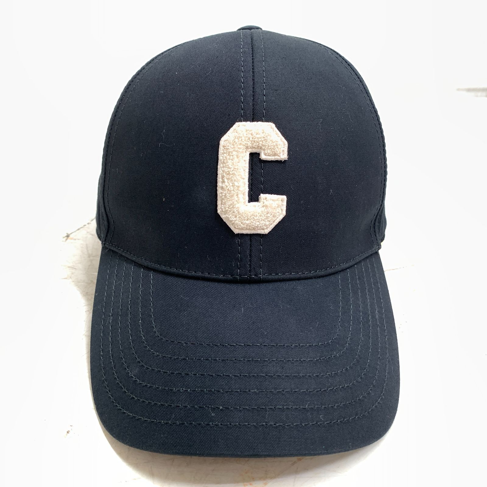 f001 H セリーヌ Cロゴキャップ ブラック Lサイズ