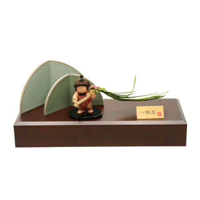 アウトレット品 五月人形 人形 金太郎 菖蒲打ち 幅44.5cm (25a-ya-0282) インテリア ディスプレイ 見切処分品