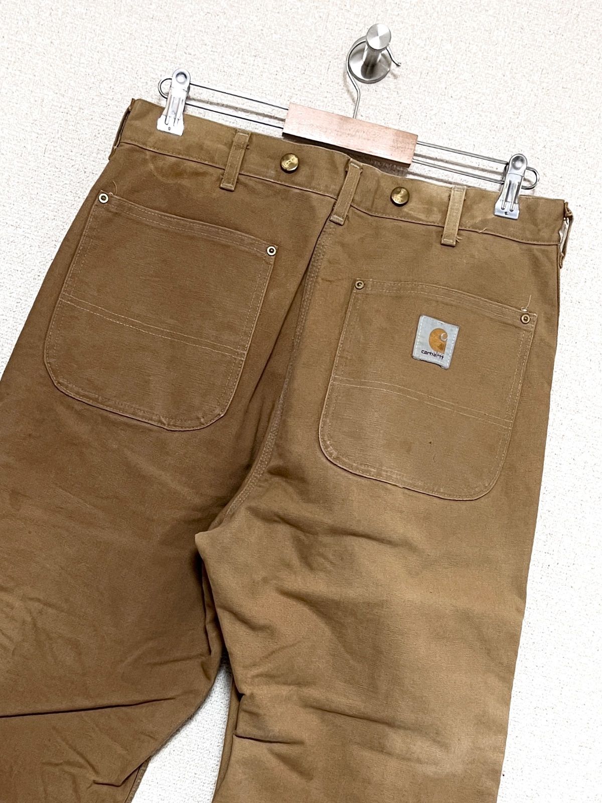 メキシコ製ディッキーズルーズフィットダブルニーワークパンツw50