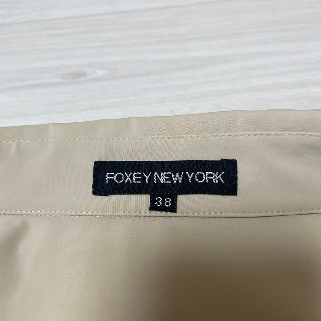 FOXEY NEW YORK テーラード ストレッチ ジャケット 38 ベージュ - メルカリ