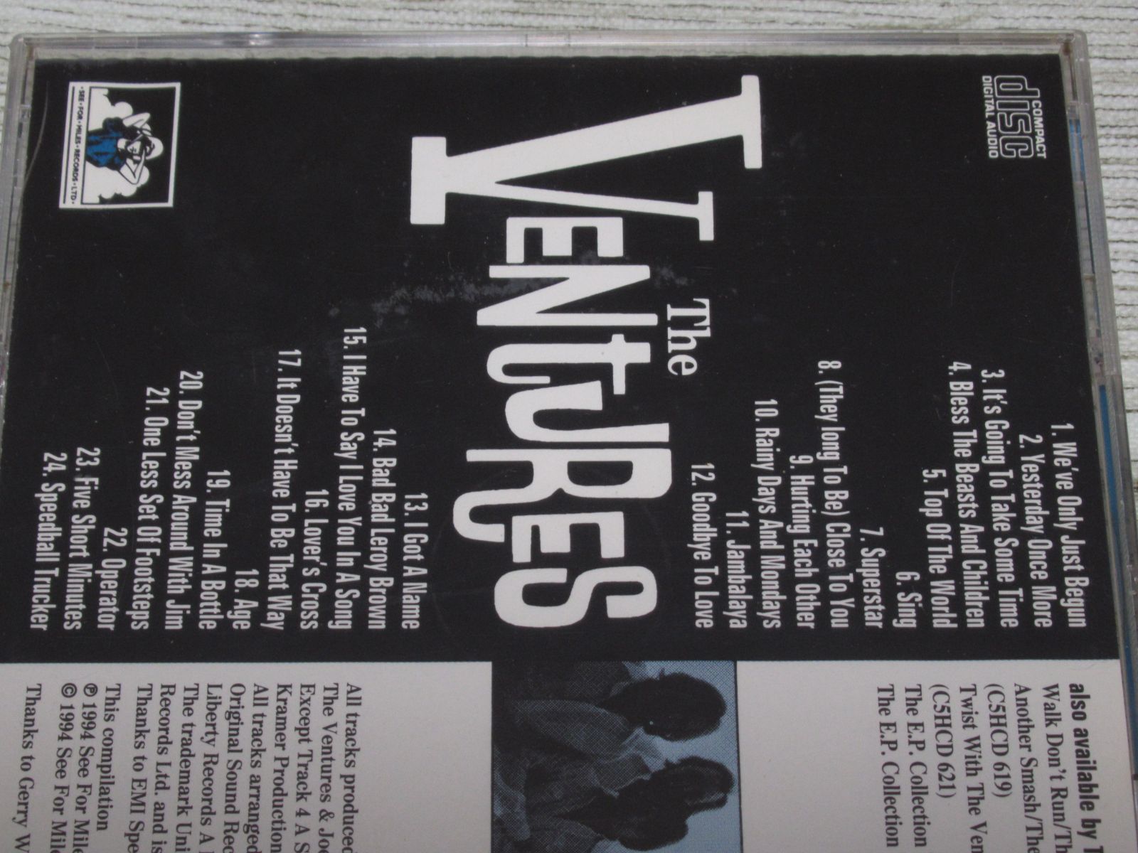 CD VENTURES PLAY THE CARPENTERS / THE JIM CROCE SONGBOOK 2ON1