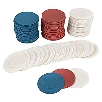 Poker Chips 100 pc Red / White / Blue