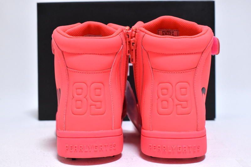 新品 PEARLY GATES ロゴ ミドルカット ゴルフシューズ【23cm】【23.5cm