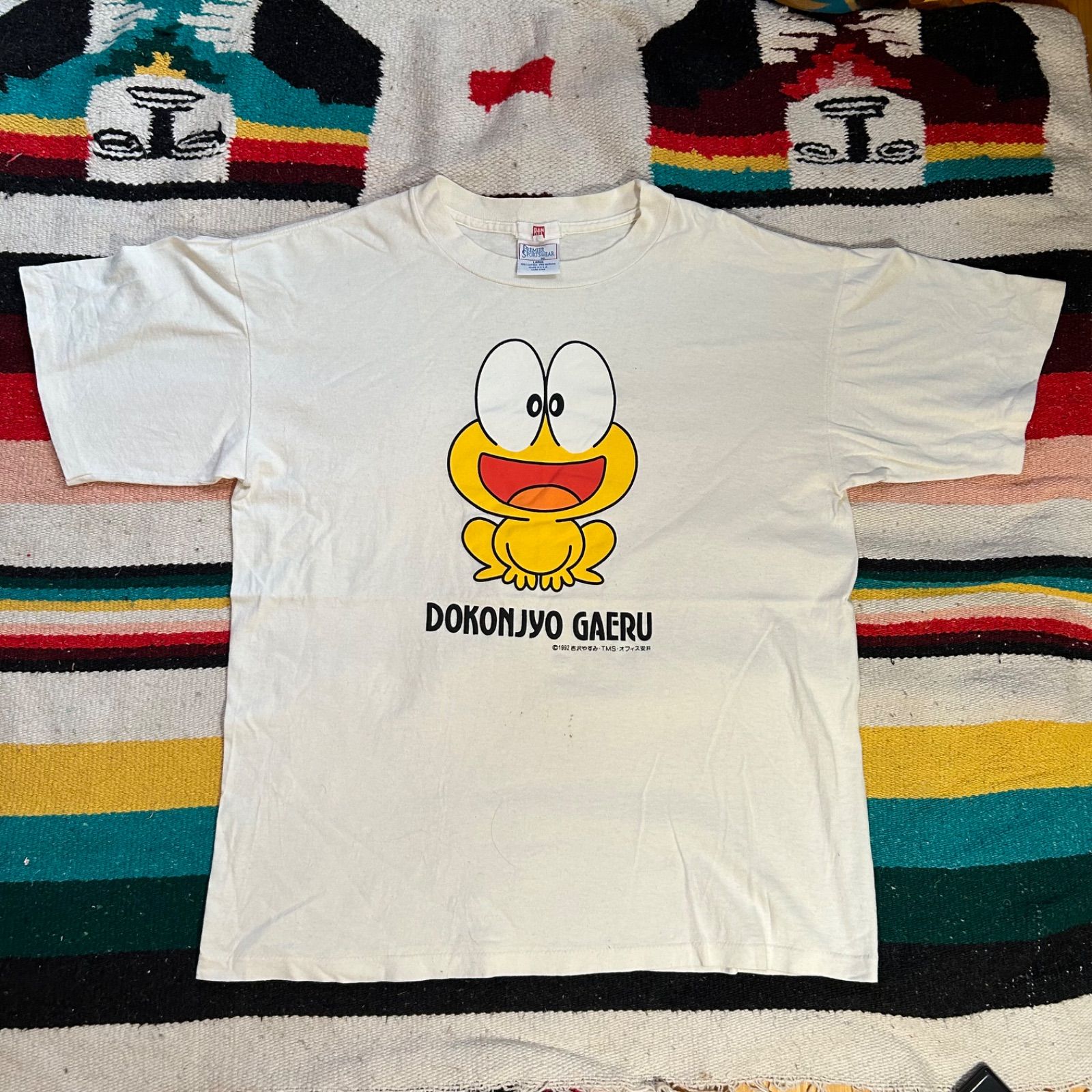 90s ど根性ガエル オフィシャルTシャツ ど根性ガエル 全員 オフィシャルTシャツ - メルカリ