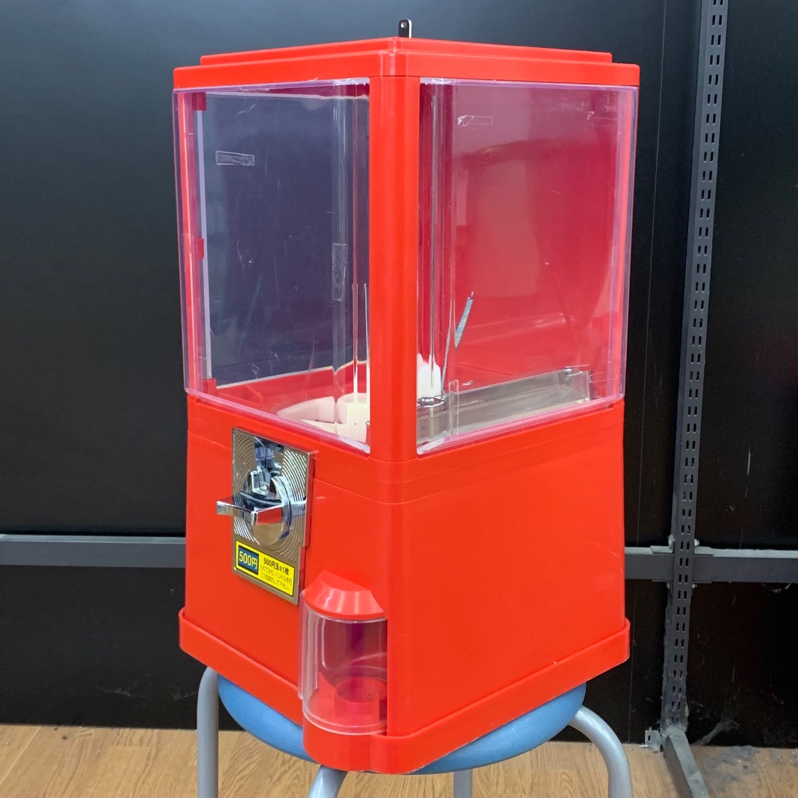 赤レトロガチャG-1 中古ガチャガチャ本体 蓋ヒビあり 51AKmUC6F8L