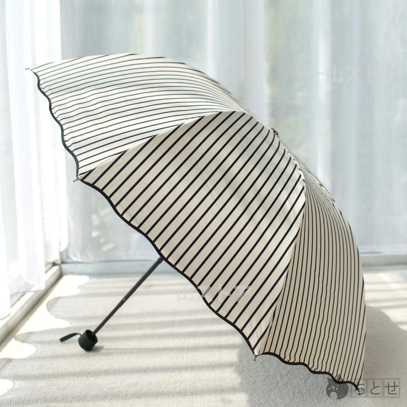 新品未使用✨ サンバリア　SUNBARRIER バイカラー　折りたたみ　日傘 新しい未使用サンバリア 日傘 晴雨兼用 3つ折り 軽量 UVカット
