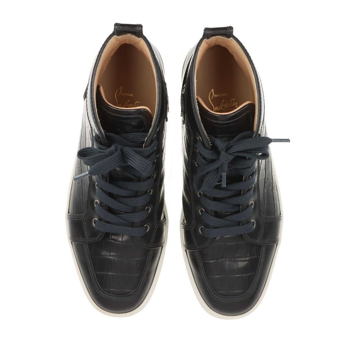 Christian Louboutin Rantus クロコ型押しレザー スニーカー Christian Louboutin クリスチャンルブタン RANTUS クロコダイル