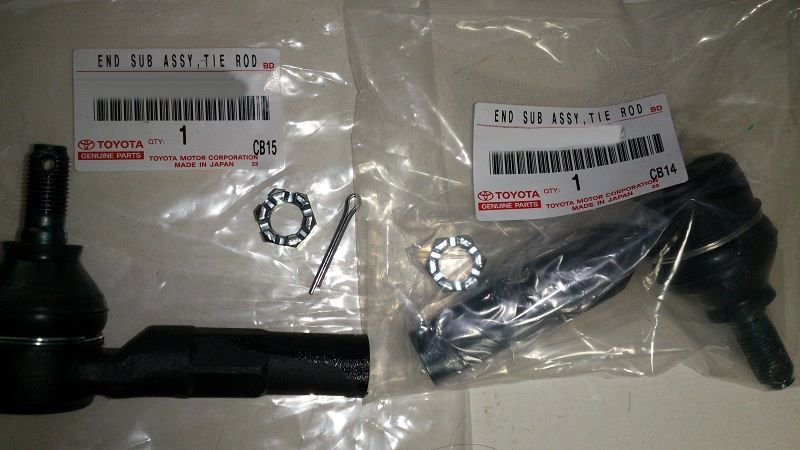 新品未使用 トヨタ 純正 MR-S MRS ZZW30 タイロッド エンド 左右セット