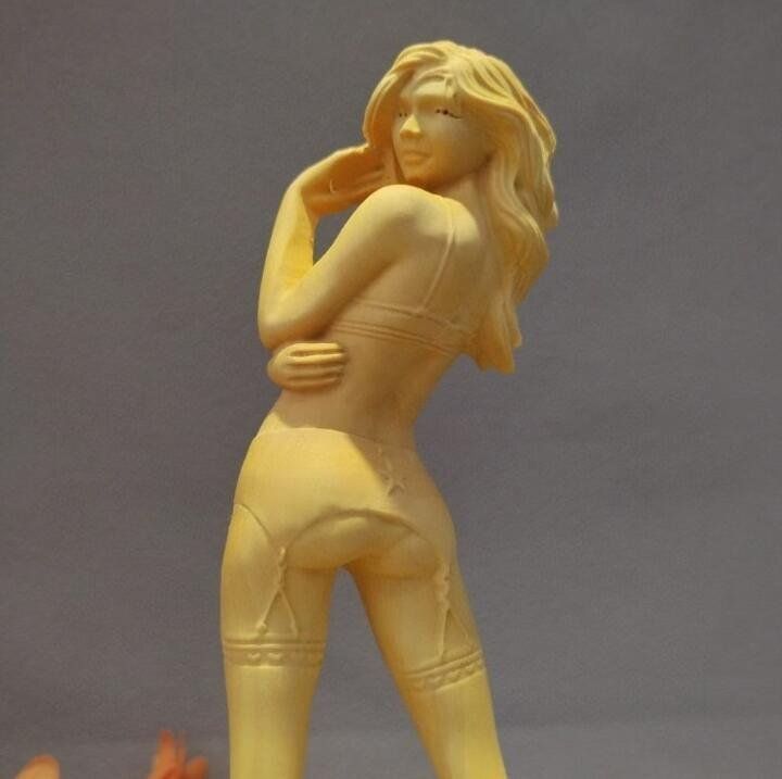 黄楊木美女18cm