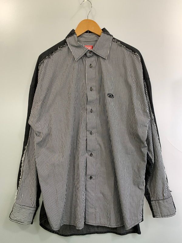 DIESEL ディーゼル 23AW S-WARH-STRIPE A11503 2025年秋冬 ストライプシャツ トップス 141-250513-jt-12-min