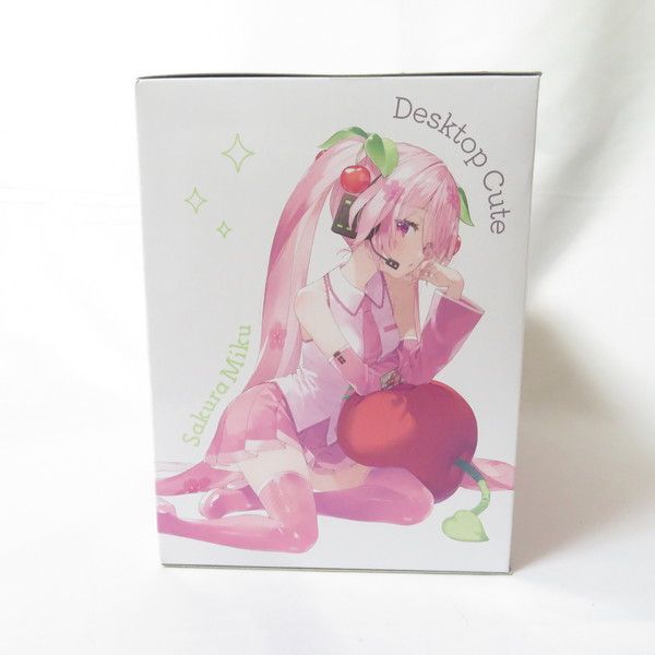 中古 未開封品 Desktop Cute 初音ミク 桜ミク さくらんぼクッションver