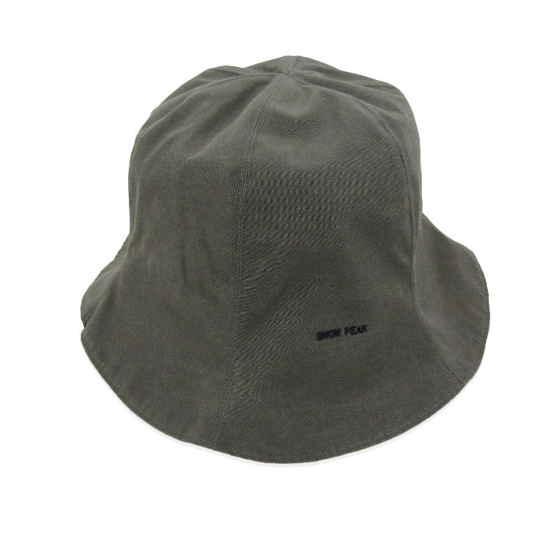 Snow Peak スノーピーク ハット AC-24AU103 Pe/Co Weather Hat ベルハット グレー チャコール  18000017