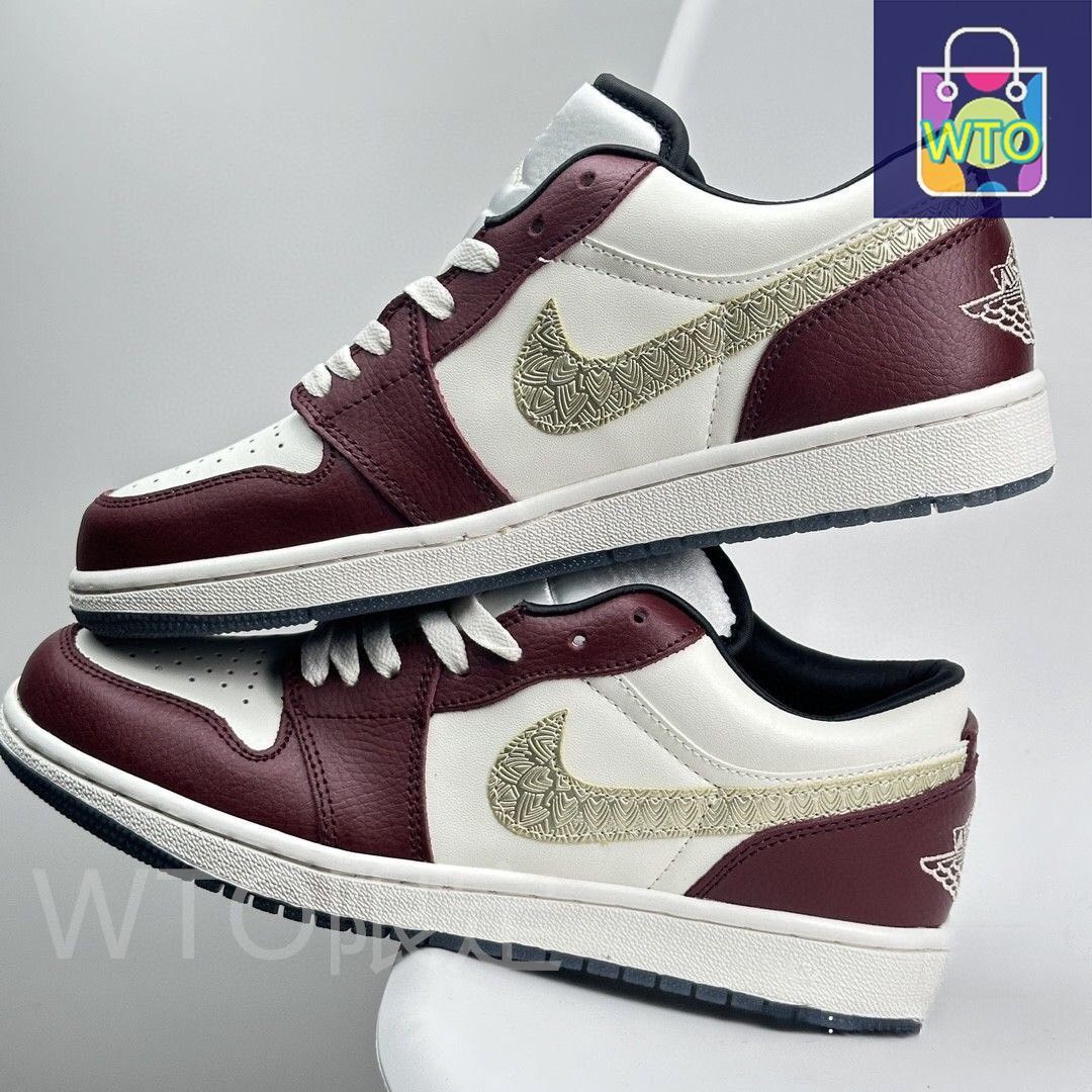 値下げ未使用NikeAirJordan 1 Low トラヴィススコット 23.5 2025年春発売予定 TRAVIS SCOTT x NIKE AIR JORDAN 1 LOW SHY