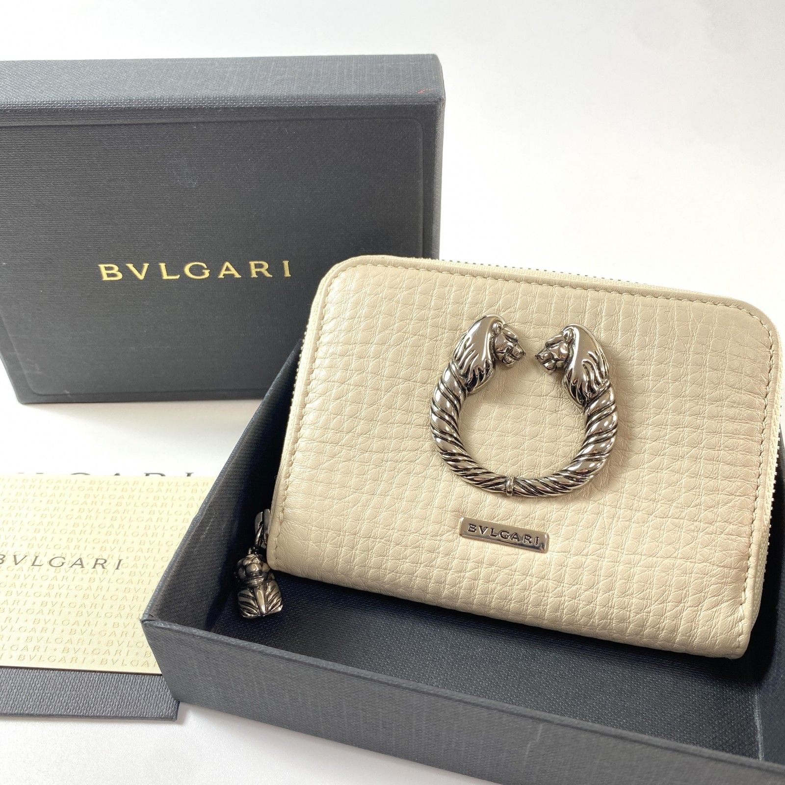 美品 ブルガリ BVLGARI レディース レオーニ コインケース 箱付き 