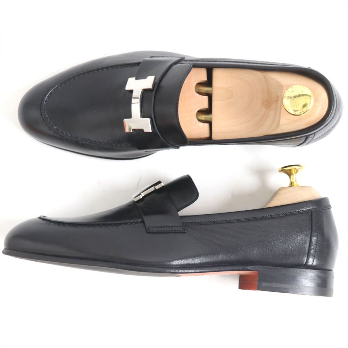 未使用品□HERMES/エルメス コンスタンス Hロゴ シルバー金具 レザー