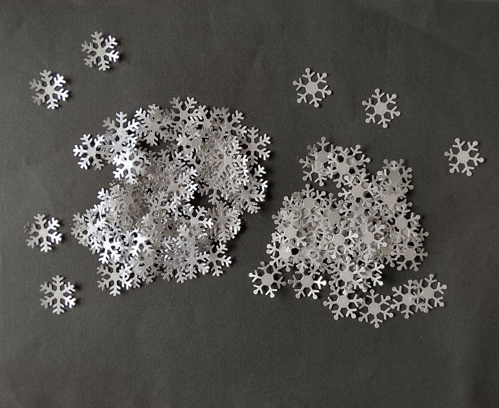 SALE／79%OFF】 M-雪の結晶 White 白 ホワイト snow flake 9㎜