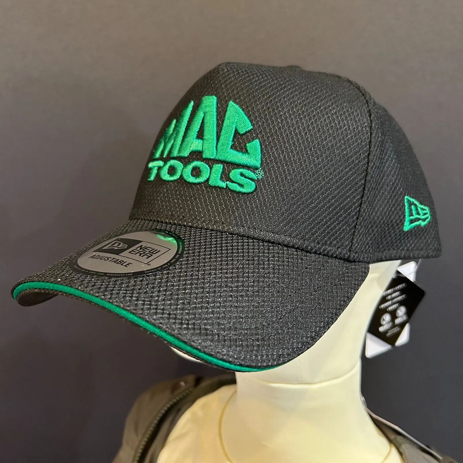 MACTOOLS×NEW ERA】 メッシュ キャップ グリーン 刺繡ロゴ コラボ 正規 ...