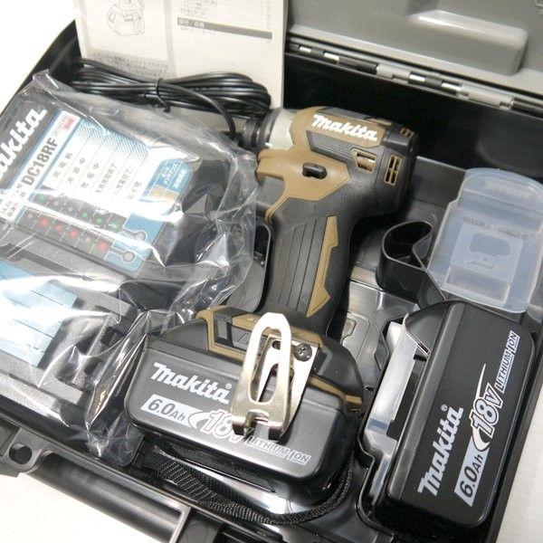 マキタ makita 18V 充電式インパクトドライバ TD173DGXAB TD173DGXAR 2台セット ♥ 色 ブラウン レッド 純正品 ≡DT6697