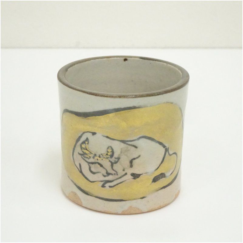 逢絢亭・新品】茶道具 水屋道具 片口水注 京焼 扇面流水 紙箱入り