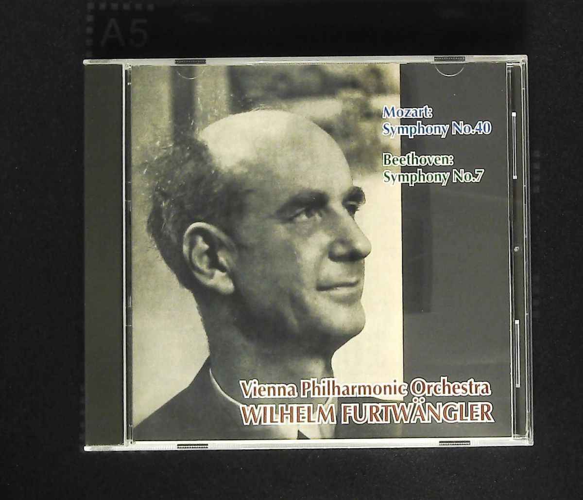 モーツァルト 交響曲第40番 ベートーヴェン 交響曲第7番 CD ヴィルヘルム フルトヴェングラー ウィーン フィルハーモニー管弦