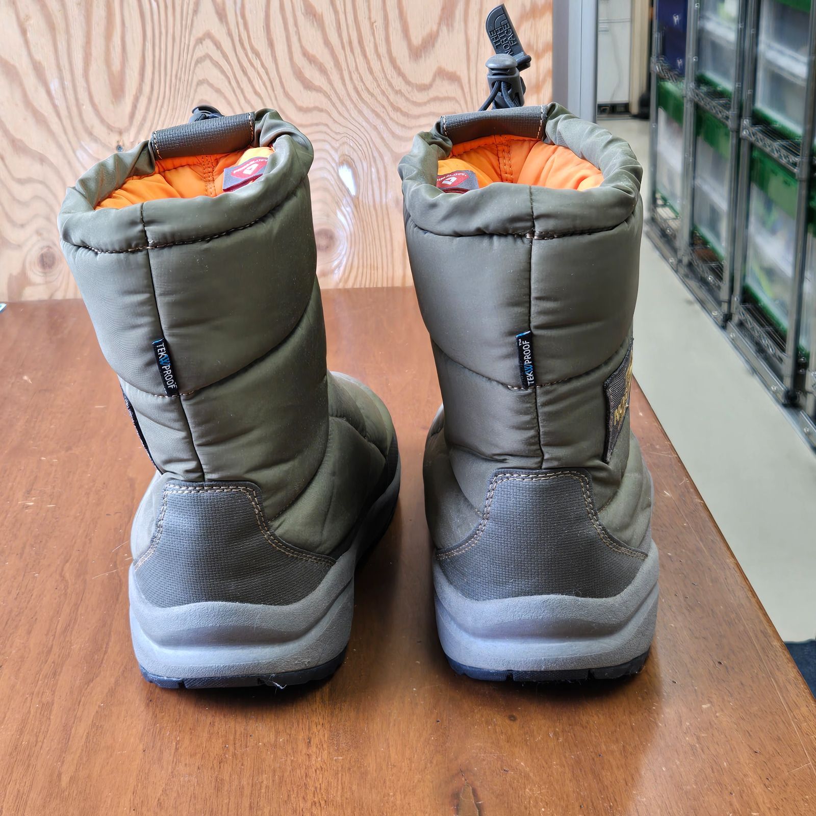 新品】ノースフェイス スノーブーツ カーキ THENORTHFACE ザノース