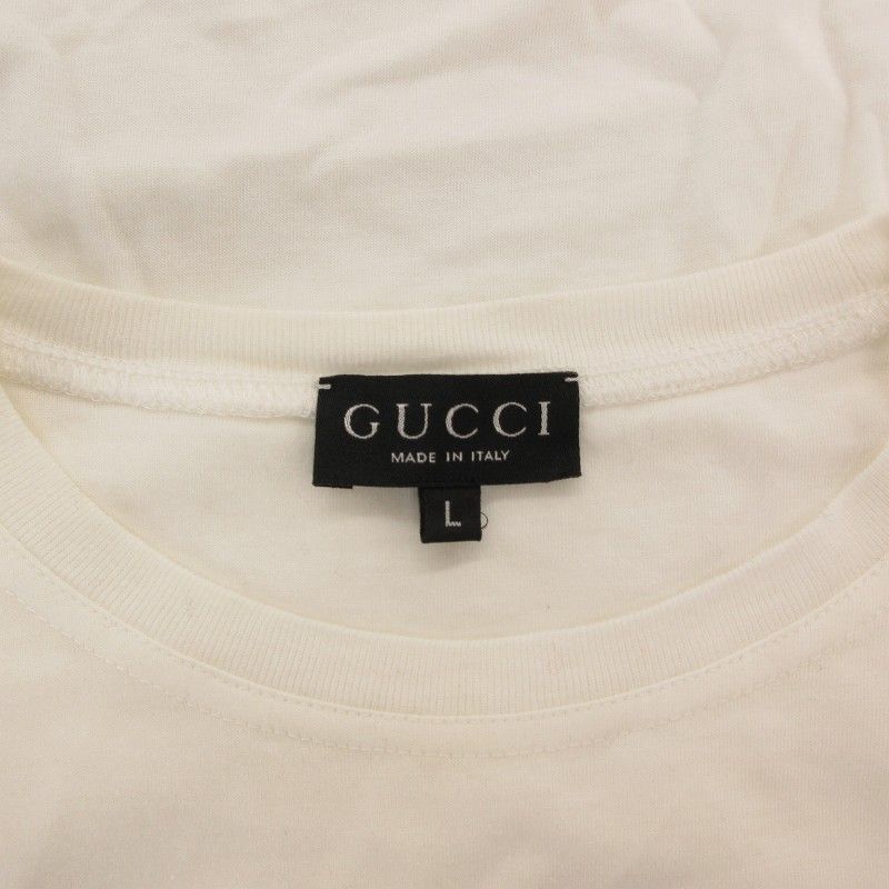 希少 オールドグッチ gucci (42) トレーナー インターロッキング 白 希少 オールドグッチ gucci (42) トレーナー インターロッキング 白