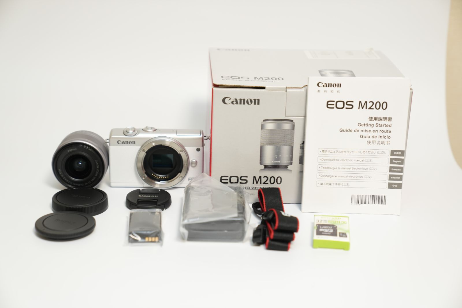 極上品☆Wifi機能 キヤノン Canon EOS M200 レンズキット - joy-camera