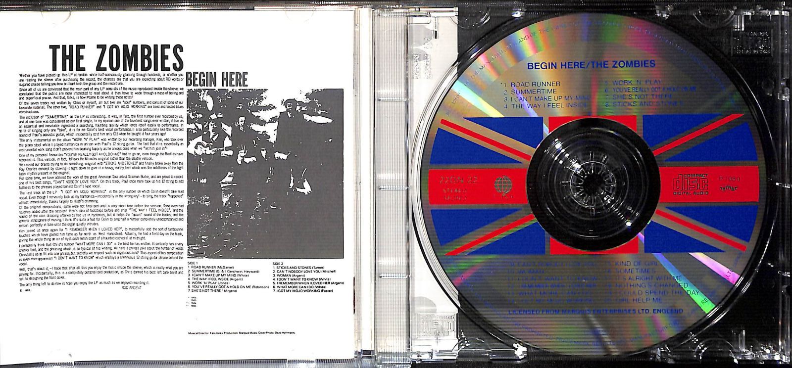 帯付きCD】The Zombies Begin Here ザ・ゾンビーズ - メルカリ