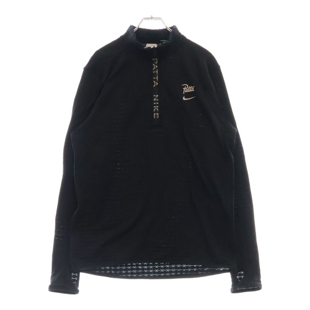 NIKE (ナイキ) ×PATTA HALF-ZIP LONGSLEEVE パタ エンボス加工 ハーフ
