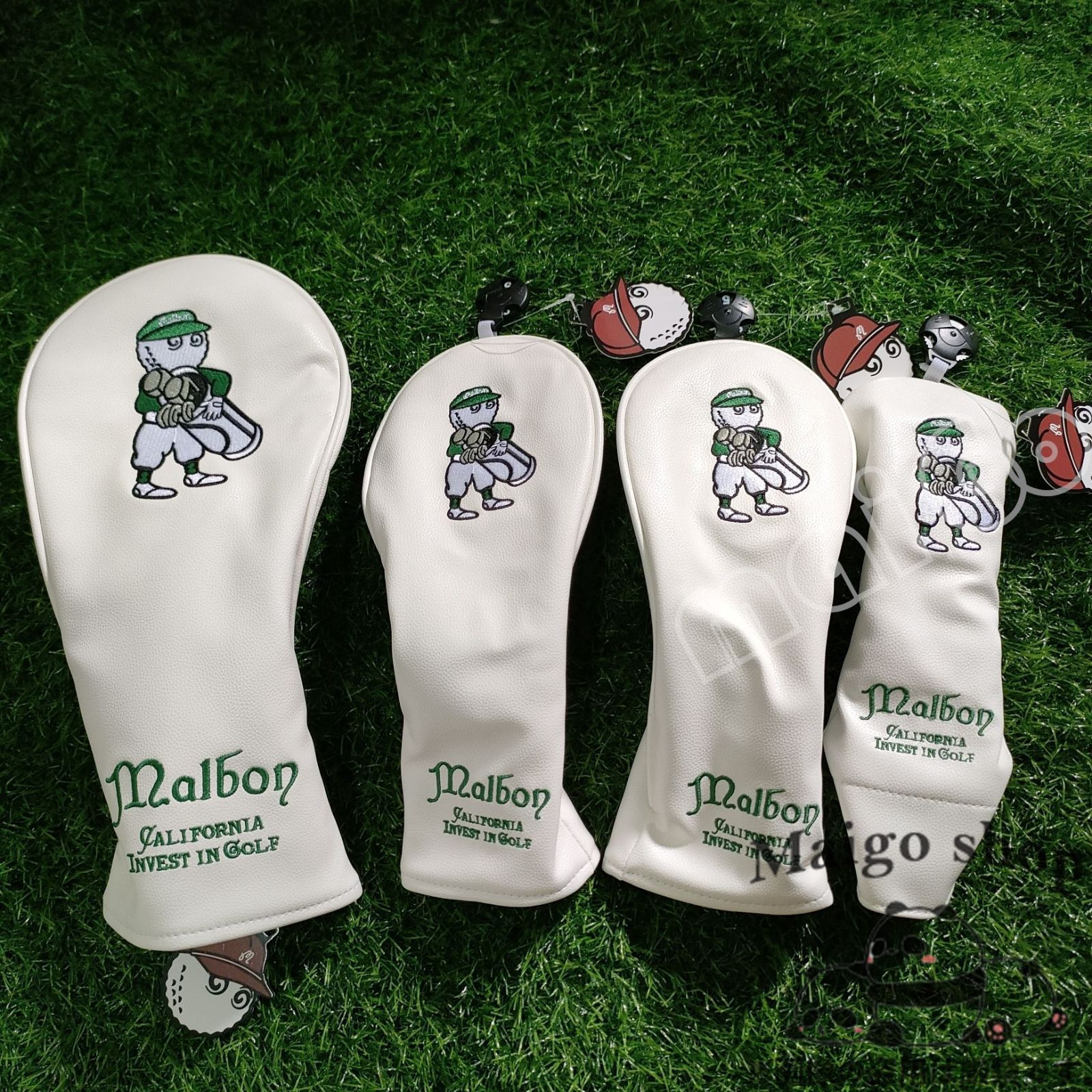 ひまわりMalbon Golfマルボンゴルフカバー シーズン新製品3点セット